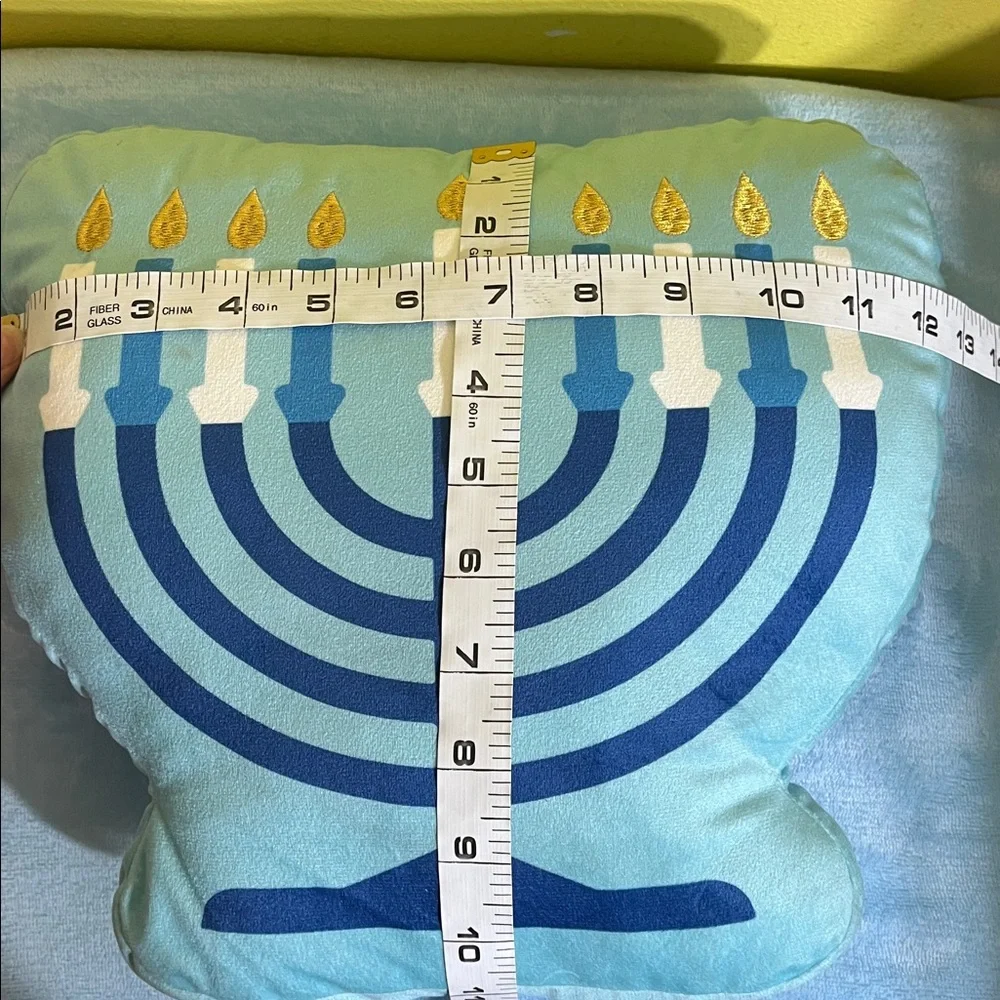 Hanukkah Menorah Decorative Pillow – New Without Tags